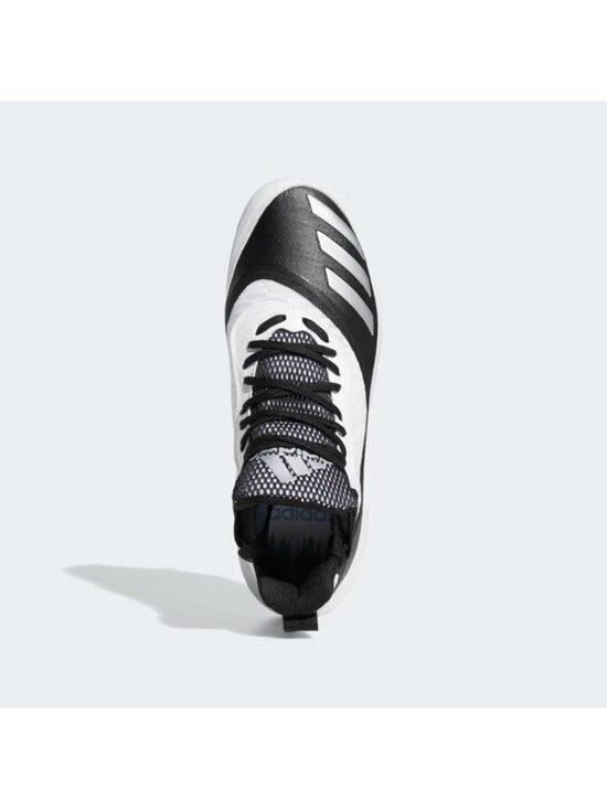 adidas Icon V Bounce Men\'s Iced Out Metal Baseball Cleats Black White EE4131 Siz main image 4